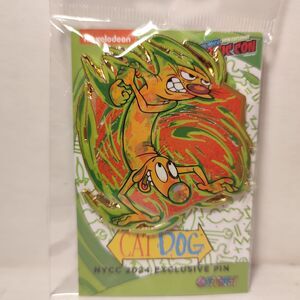 CatDog Painterly Series Limited Edition Enamel Pin Official NYCC 2024 Exclusive